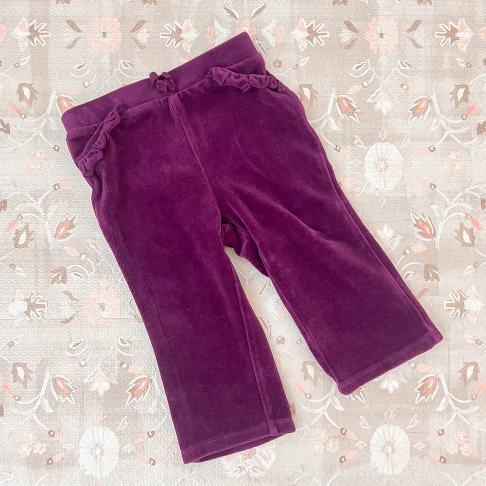 Velour Sweatpants: 12m
